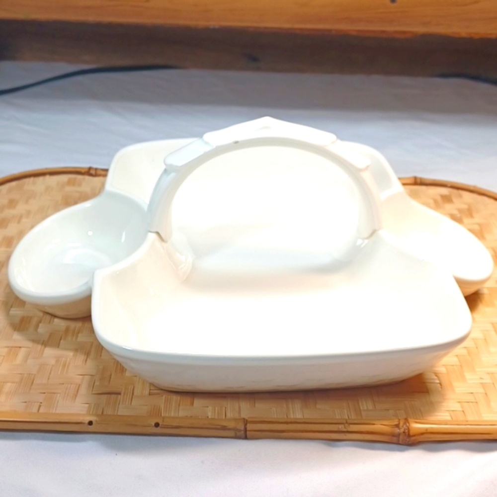Shefford Vintage  Japan  Cream Ceramic Serving Dish